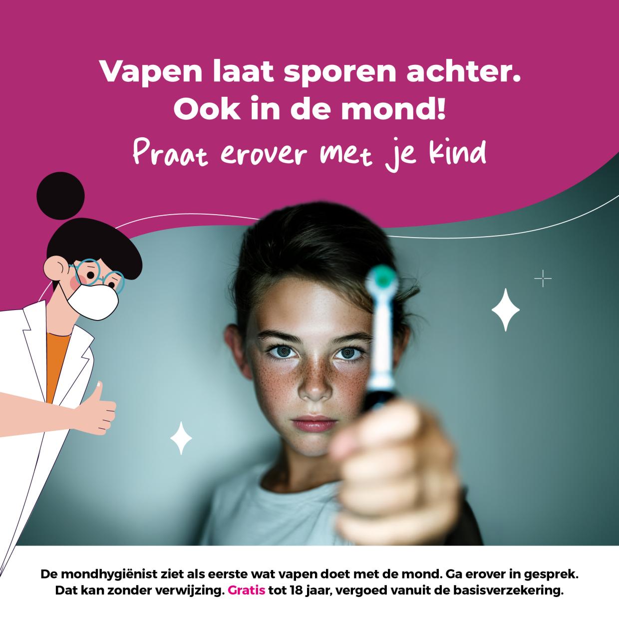 NVM Vapen social square Paars